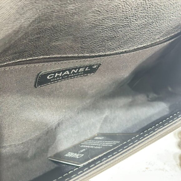 Chanel Black Leather Medium Boy Bag Shoulder Crossbody - Picture 9 of 9